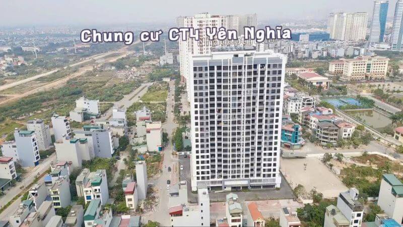 Toà tháp chung cư CT4 Yên Nghĩa 