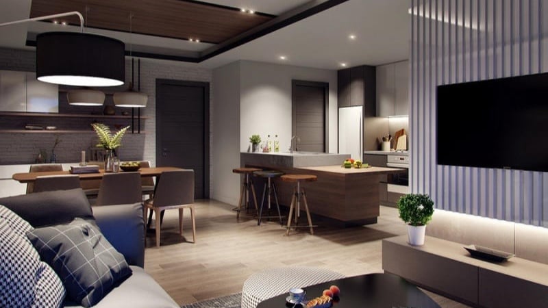 Nội thất căn hộ Terra Rosa, Bình Chánh sang trọng