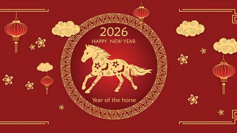 Năm 2026 Bính Ngọ là năm con Ngựa (Nguồn: VTC News)