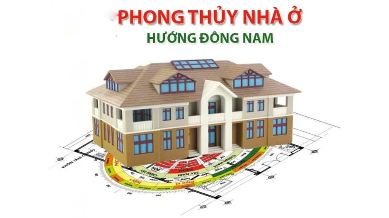 Bố trí thiết kế nhà hướng Đông Nam chuẩn phong thủy