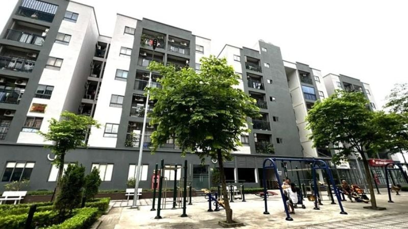 Nhà ở xã hội tại ô đất 5B2 - Khu tái định cư Đông Hội