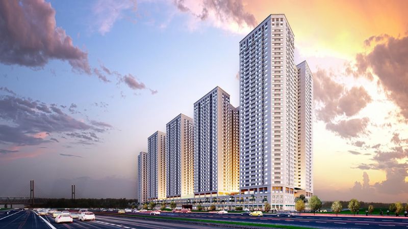 Các dự án chung cư phân khúc trung và cao cấp được xây dựng hàng loạt (Nguồn ảnh: wedo.vn)