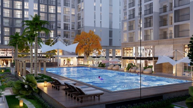 Tiện ích bể bơi tại Prosper Plaza, Quận 12 (Nguồn: Radanhadat)