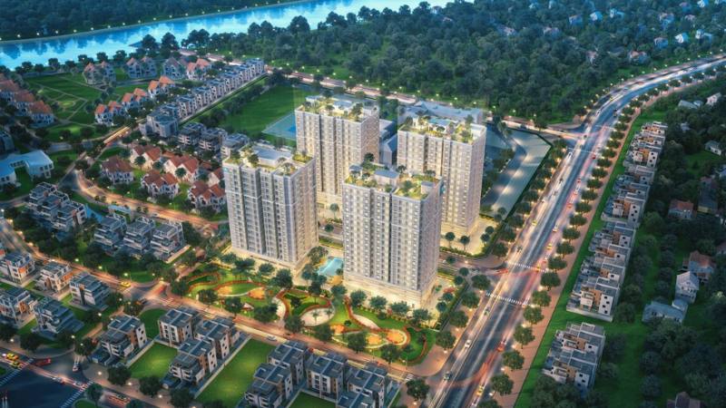 Sự xa hoa của Orchid Park, Nhà Bè khi được nhìn từ trên cao (Nguồn: Chợ đất)