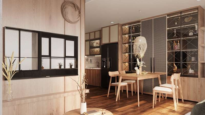 Không gian bên trong căn hộ Flora Anh Đào, Quận 9 (Nguồn: Thư viện nhà đất)