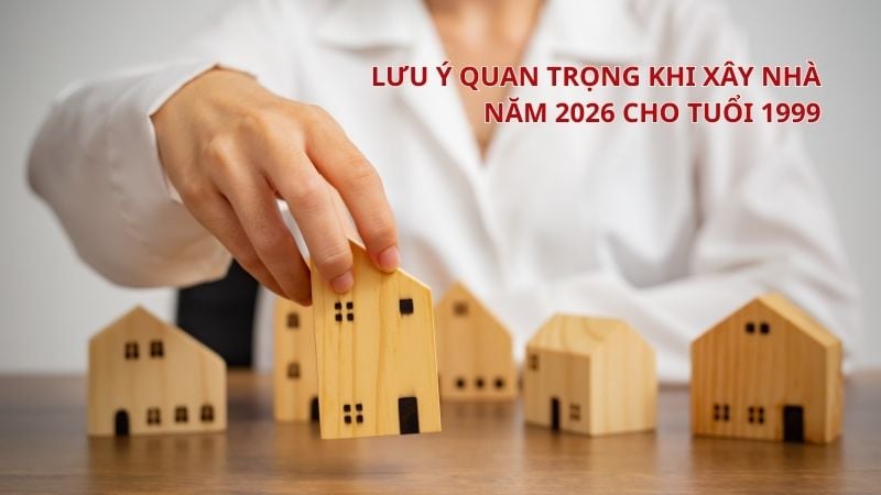 Lưu ý quan trọng khi xây nhà năm 2026 cho tuổi 1999