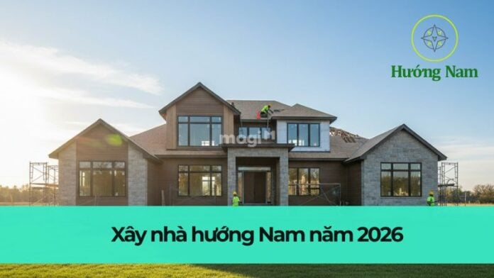 Xây nhà hướng Nam năm 2026