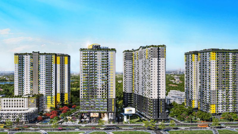 Quy mô to lớn của Bcons Làng Đại Học khi nhìn từ xa