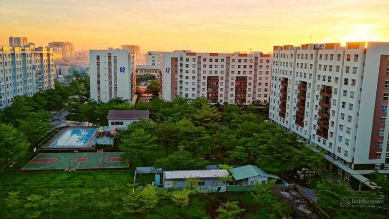 EHome 3 nằm tại khu vực cửa ngõ phía Tây TP.HCM