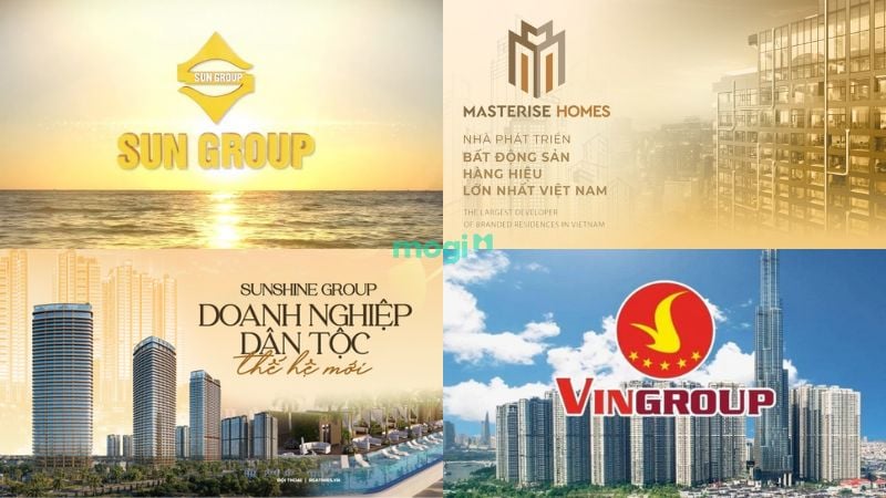 Một số chủ đầu tư uy tín xây dựng các dự án căn hộ cao cấp