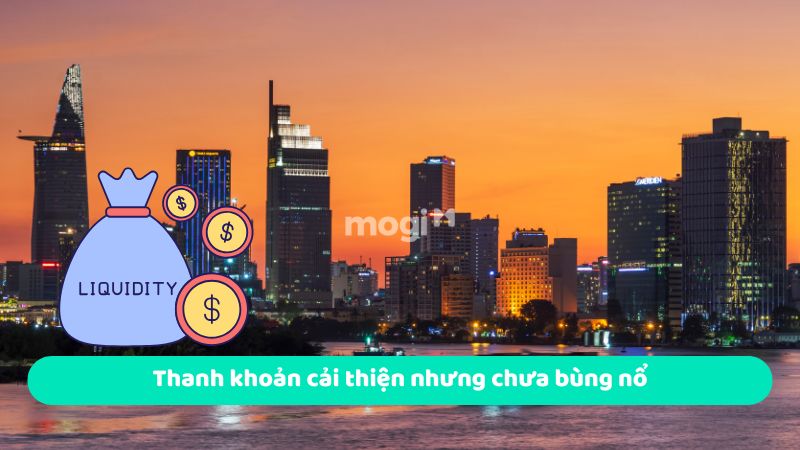 Thanh khoản cải thiện nhưng chưa bùng nổ 