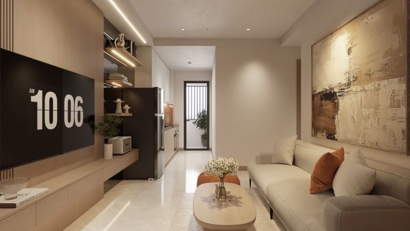 Bên trong căn hộ dự án nhà ở xã hội Phúc Đạt Tân Uyên