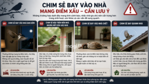 Hiện tượng chim sẻ bay vào nhà mang điềm xấu cần lưu ý