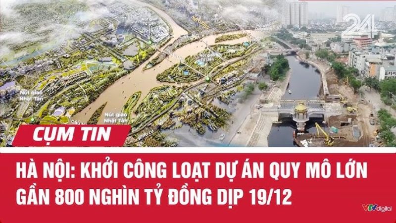 Hà Nội đồng loạt khởi công các dự án nghìn tỷ