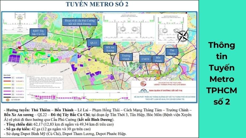 Thông tin tuyến Metro TP.HCM số 2