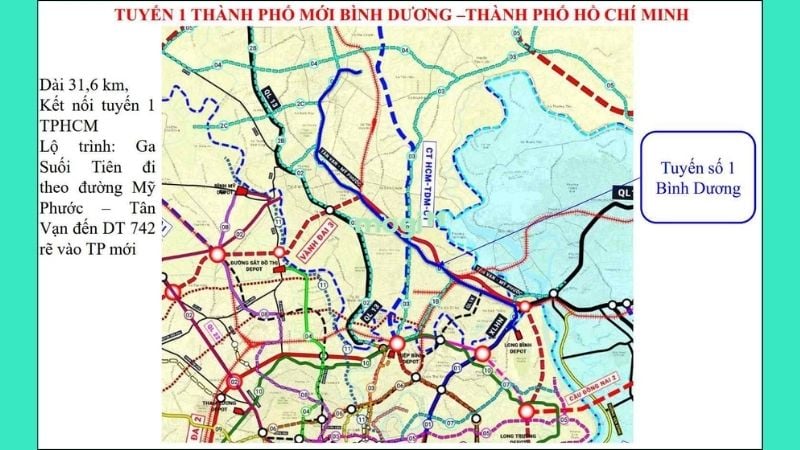 Tuyến đường sắt đô thị số 1 (TP mới Bình Dương - Suối Tiên)