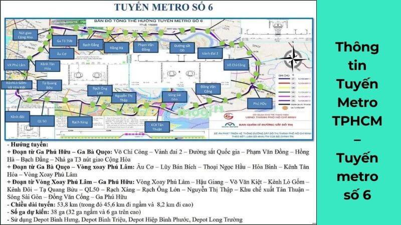 Tuyến Metro TPHCM – Tuyến metro số 6 (Vành đai trong)