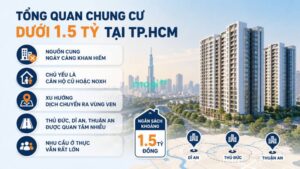 Top chung cư dưới 1.5 tỷ TP.HCM được quan tâm nhất thị trường hiện nay 2 Tổng quan thị trường chung cư hiện nay