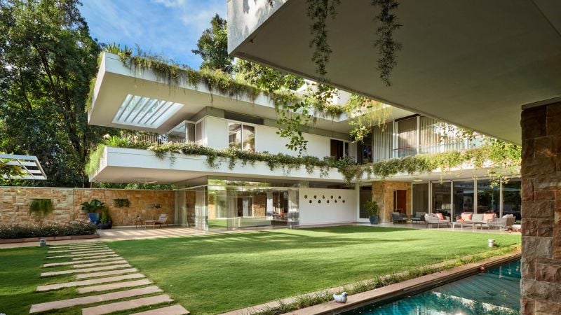 Phong thủy nhà chữ H có tốt không? Bố trí sao cho hài hòa, may mắn? 2 Tuy được yêu thích về kiến trúc nhưng phong thủy nhà chữ H không được đánh giá cao. (Nguồn: Báo Người Đô thị)