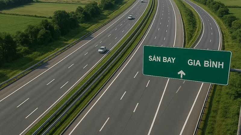 Dự án đường kết nối sân bay Gia Bình với Thủ đô Hà Nội