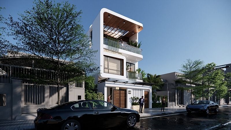 Nhà ống nở hậu