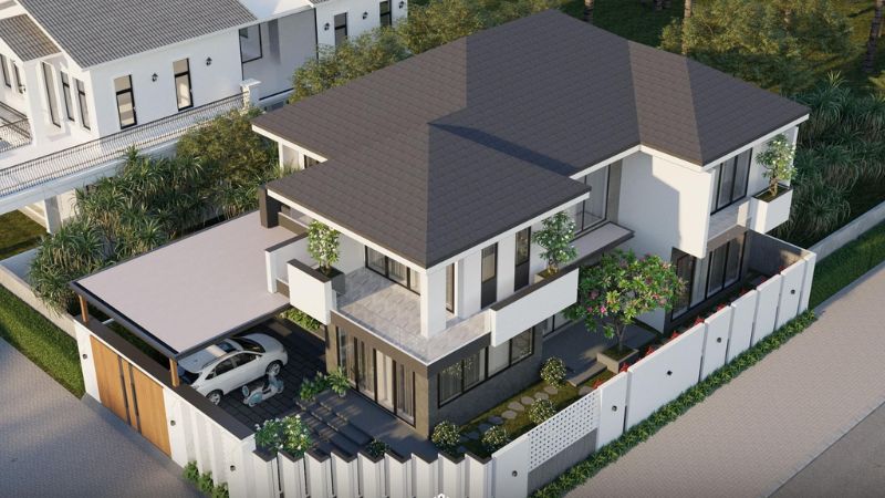 Biệt thự nở hậu