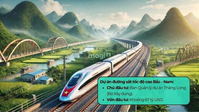 Chủ đầu tư và tổng vốn đầu tư dự kiến tuyến đường cao tốc Bắc Nam