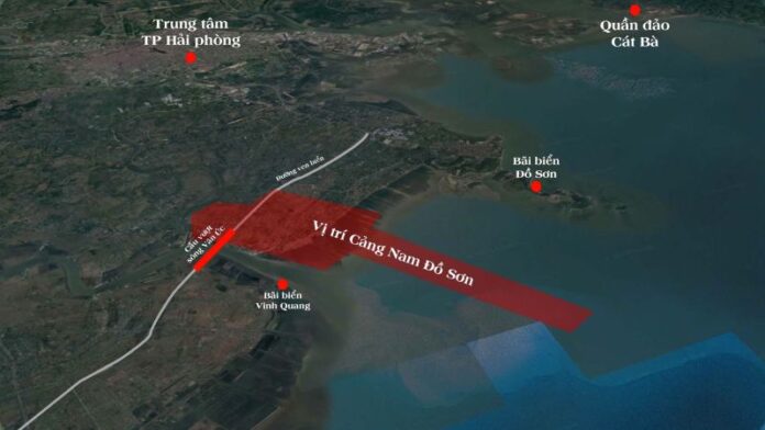 cảng Nam Đồ Sơn sẽ giúp chia sẻ lưu lượng hàng hóa với các cảng hiện hữu