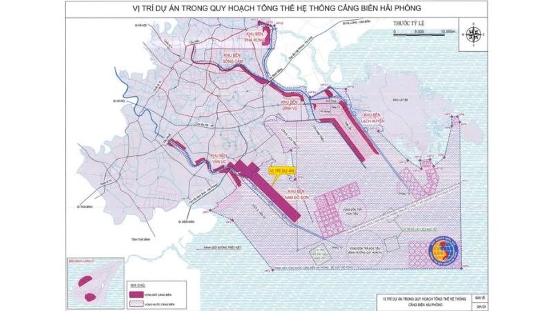 Cảng Nam Đồ Sơn được đề xuất xây dựng tại xã Kiến Hải và phường Nam Đồ Sơn - Ảnh: Tin nhanh chứng khoán