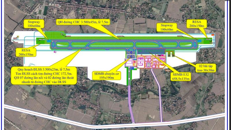 Thông tin quy hoạch dự án sân bay Gia Bình
