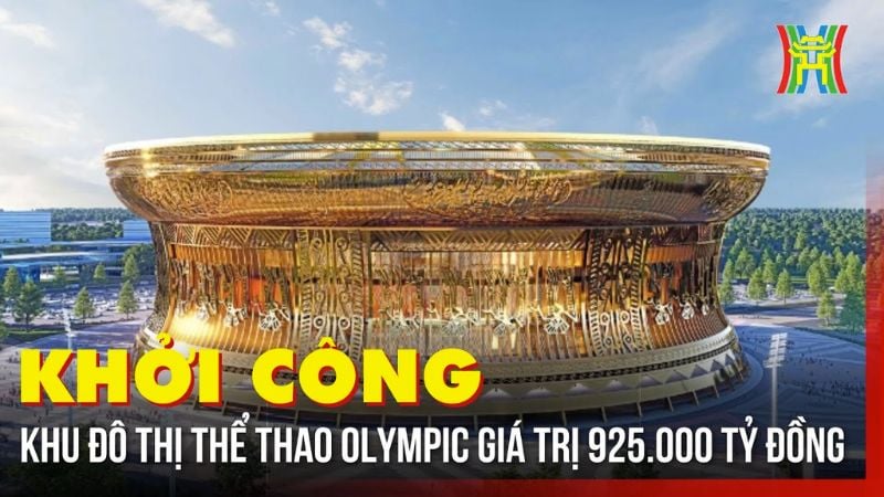 Khu đô thị thể thao Olympic Hà Nội được xem là một trong những dự án đô thị có quy mô lớn - Ảnh: HTV