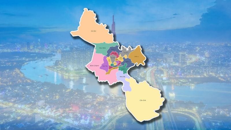 TP.HCM quy hoạch 5 huyện thành đô thị vệ tinh