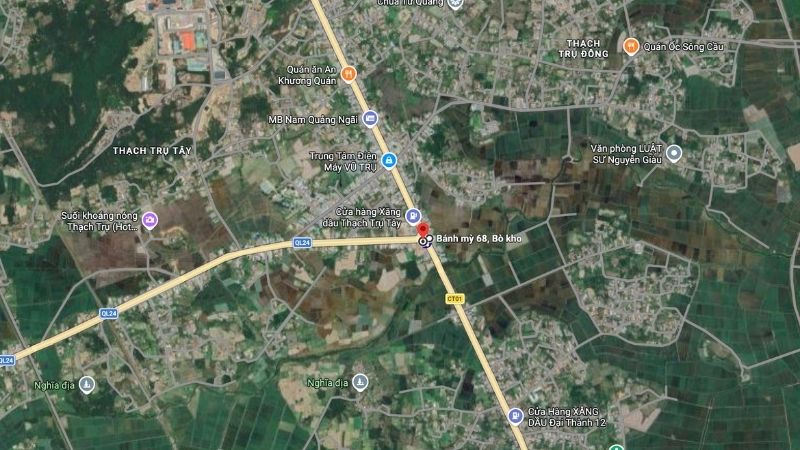 Ngã tư Thạch Trụ Quảng Ngãi: Thông tin và tiềm năng đầu tư BĐS 1 Hạ tầng và giao thông quanh ngã tư Thạch Trụ Quảng Ngãi