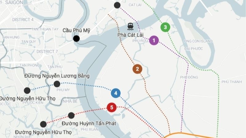 Cầu Cát Lái quy hoạch kết nối vùng