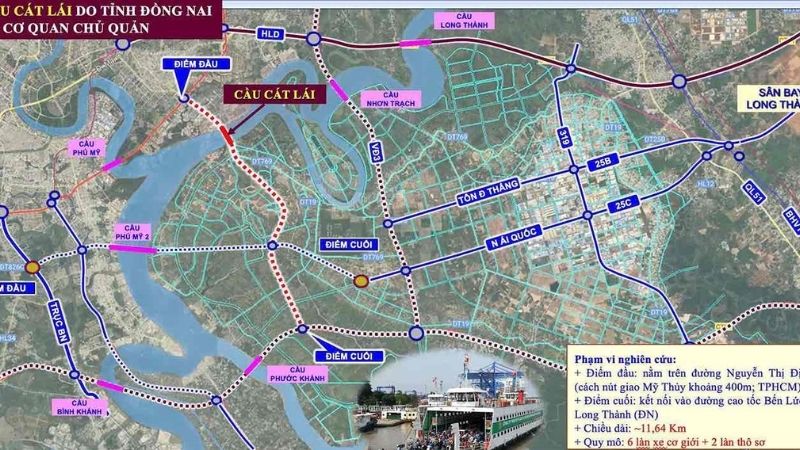 Khả năng kết nối vùng của cầu Cát Lái