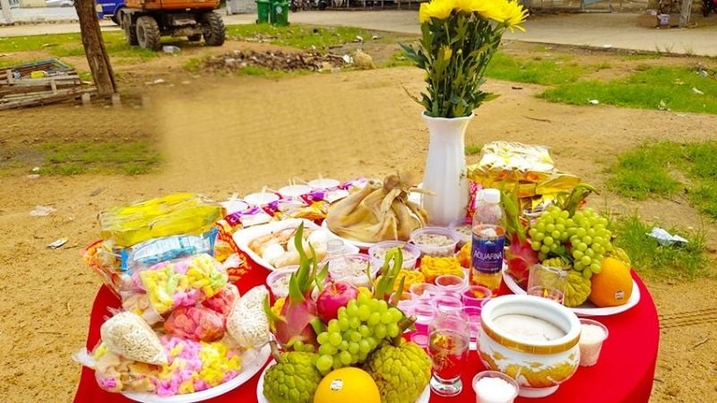 Lễ vật cúng động thổ