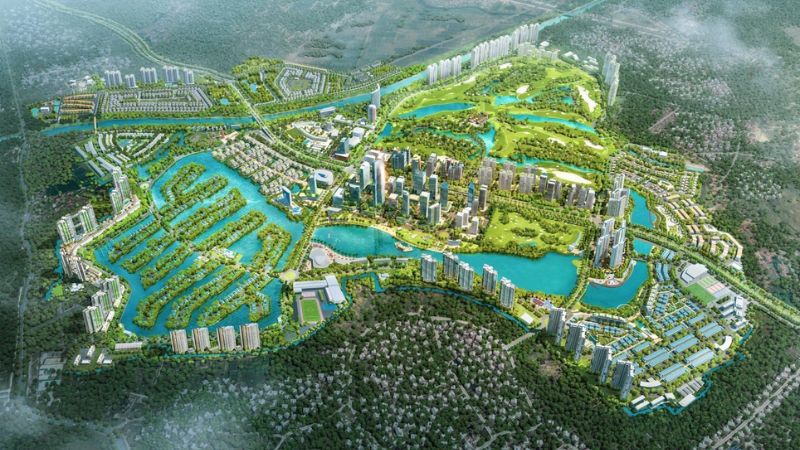 Top 10 khu đô thị đáng sống nhất Hà Nội cập nhật mới nhất 2026 1 Khu đô thị Ecopark tại huyện Văn Giang, tỉnh Hưng Yên