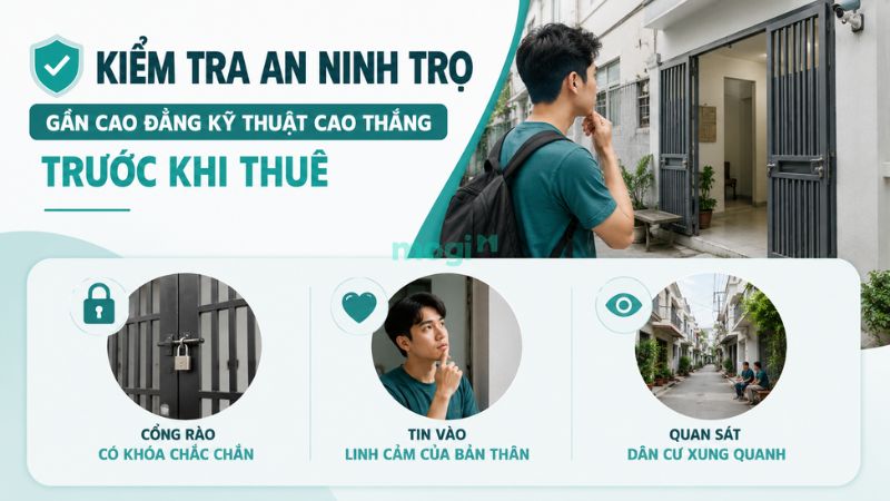 Kinh nghiệm thuê trọ gần trường Cao đẳng Kỹ thuật Cao Thắng 5 Những việc cần làm để kiểm tra an ninh trọ gần trường Cao Thắng