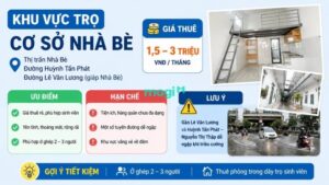 Kinh nghiệm thuê trọ gần Đại học Mở TP.HCM 5 Kinh nghiệm thuê trọ cho sinh viên ở cơ sở Nhà Bè cũ