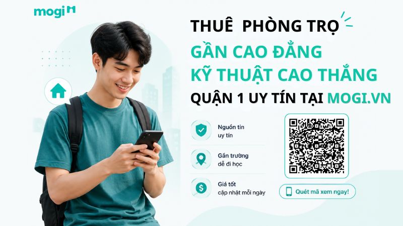 Kinh nghiệm thuê trọ gần trường Cao đẳng Kỹ thuật Cao Thắng 8 Tìm phòng trọ tại TP.HCM gần trường Cao Thắng uy tín tại Mogi.vn
