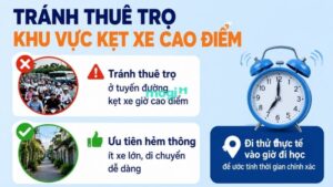 Kinh nghiệm thuê trọ gần Trường Đại học Bách Khoa TP.HCM 5 Sinh viên nên tránh thuê phòng trọ tại khu vực kẹt xe cao điểm