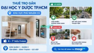 Kinh nghiệm thuê trọ gần Đại học Y Dược TP.HCM 4 Gợi ý khu vực thuê trọ gần cơ sở Quận Phú Nhuận cũ