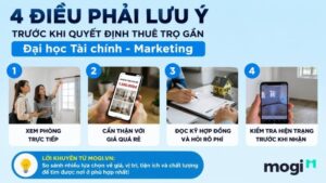 Kinh nghiệm thuê trọ gần trường Đại học Tài Chính Marketing (UFM) 11 4 điều phải lưu ý trước khi quyết định thuê trọ gần trường Đại học Tài chính - Marketing