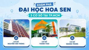 Kinh nghiệm thuê trọ gần trường Đại học Hoa Sen 1 Một số cơ sở của trường Đại học Hoa Sen tại TP.HCM