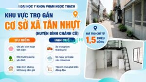 Kinh nghiệm thuê trọ gần trường Đại học Y khoa Phạm Ngọc Thạch 3 Khu vực trọ gần cơ sở Xã Tân Nhựt (huyện Bình Chánh cũ)