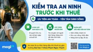 Kinh nghiệm thuê trọ gần trường Đại học Y khoa Phạm Ngọc Thạch 7 An ninh là yếu tố quan trọng khi đi xem phòng trọ
