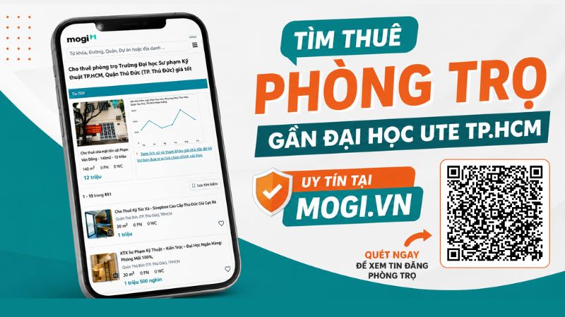 Kinh nghiệm thuê trọ gần trường Đại học Công nghệ Kỹ thuật TP.HCM 10 Tìm thuê phòng trọ gần Đại học HCMUTE uy tín tại Mogi.vn