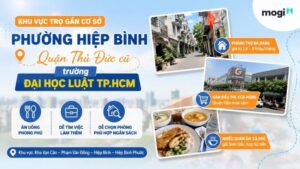 Kinh nghiệm thuê trọ gần Trường Đại học Luật TP.HCM 4 Khu vực trọ gần cơ sở phường Hiệp Bình (Quận Thủ Đức cũ)