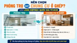 Kinh nghiệm thuê trọ gần Làng Đại học Quốc gia cho sinh viên 7 Sinh viên học ở Làng đại học có thể cân nhắc thuê chung cư nếu đủ điều kiện