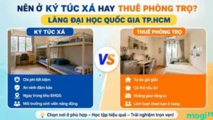 Kinh nghiệm thuê trọ gần Làng Đại học Quốc gia cho sinh viên 8 Giải đáp sinh viên Làng Đại học nên chọn KTX hay thuê phòng trọ